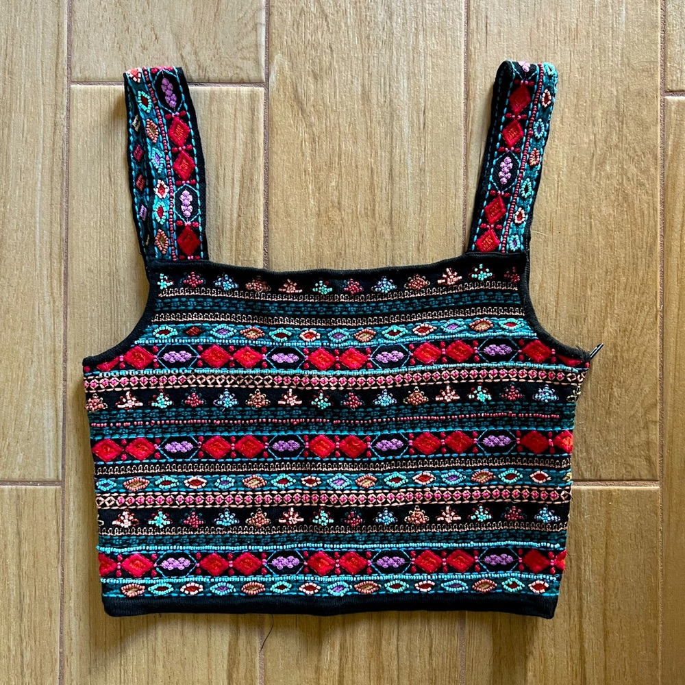 Beaded Zara top